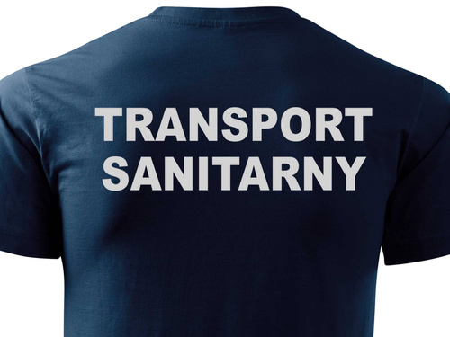 TRANSPORT SANITARNY koszulka z nadrukiem