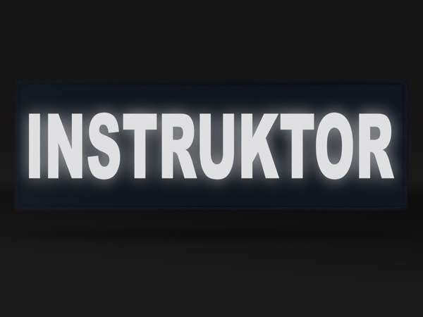INSTRUKTOR emblemat odblaskowy