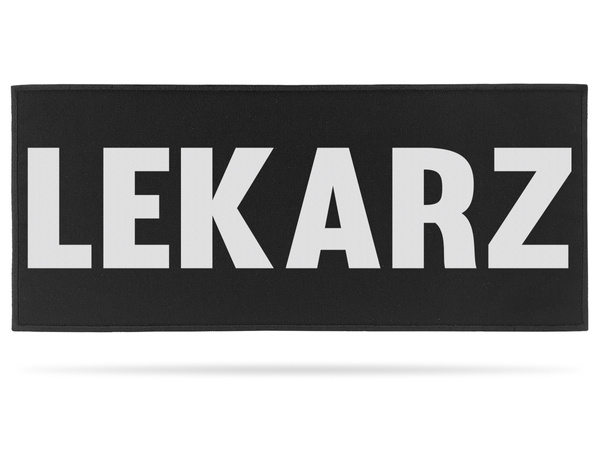 LEKARZ naszywka odblaskowa