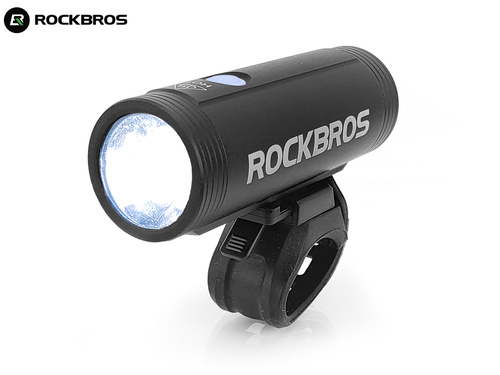 Lampka rowerowa na przód ROCKBROS R1-400 - 400lm - USB