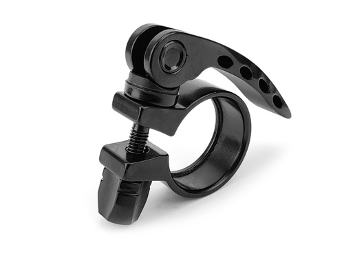 Obejma siodła 31,8 mm na zacisk - czarna