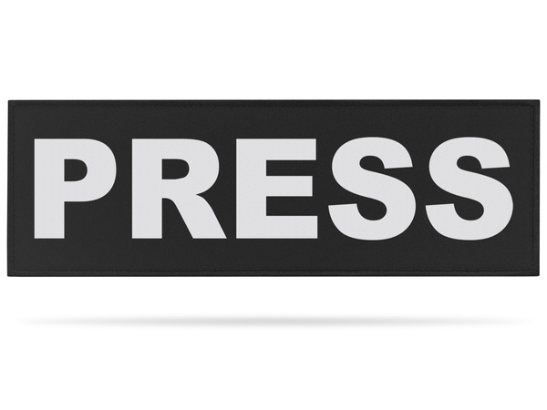 PRESS naszywka odblaskowa
