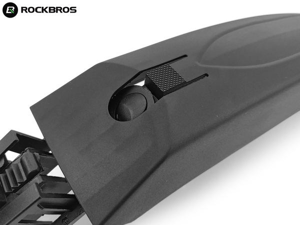 Komplet błotników rowerowych - ROCKBROS DNB8001BK ze światłem LED - 22" - 27,5"