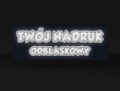 Naszywka odblaskowa z własnym napisem lub logo