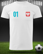 Bawełniana koszulka męska T-shirt z TWOIM NAPISEM I NUMEREM