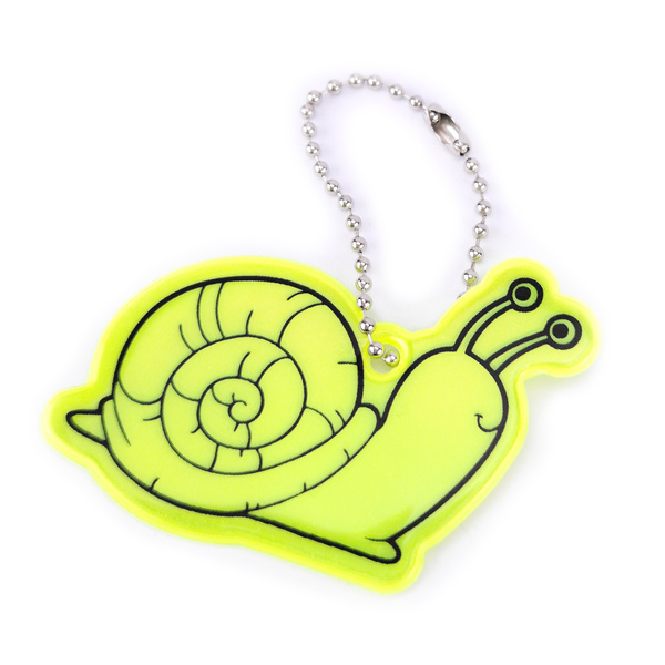 Zawieszka odblaskowa na łańcuszku - ŚLIMAK