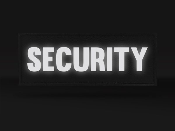 SECURITY naszywka odblaskowa