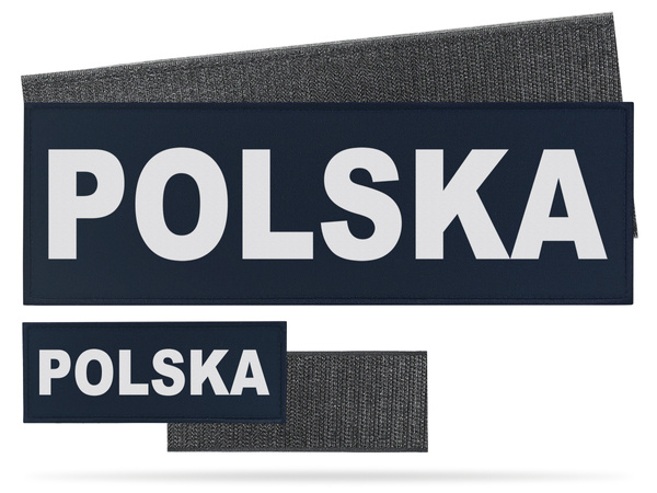 POLSKA zestaw emblematów odblaskowych