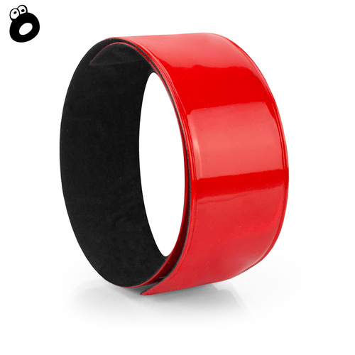 Odblaskowa opaska samozaciskowa - kolor czerwony