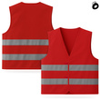 Kamizelka odblaskowa czerwona