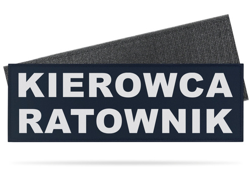 KIEROWCA RATOWNIK emblemat odblaskowy