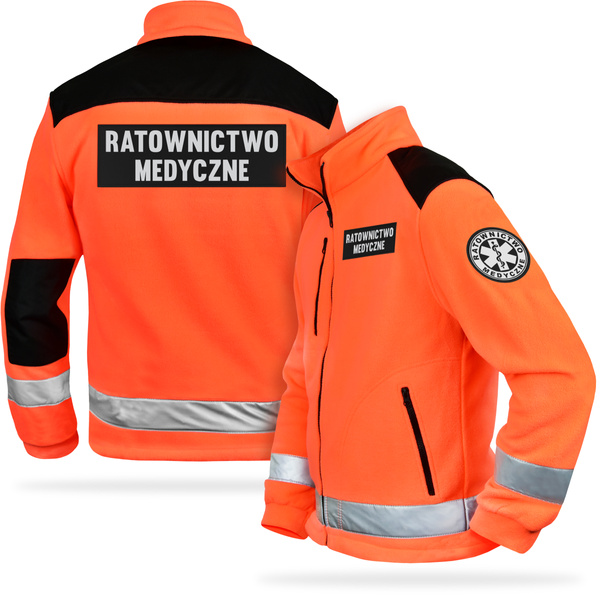 Bluza polarowa z emblematami RATOWNICTWO MEDYCZNE