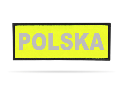 POLSKA naszywka odblaskowa
