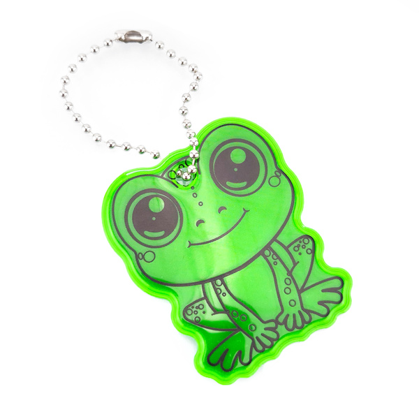 Zawieszka odblaskowa na łańcuszku - ŻABKA