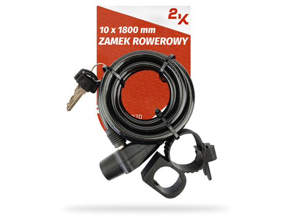 Blokada rowerowa z uchwytem 2K - 10x1800 mm