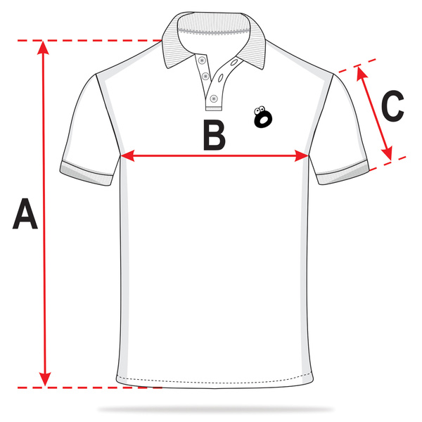 Bawełniana męska koszulka polo z własnym nadrukiem - kolor granatowy