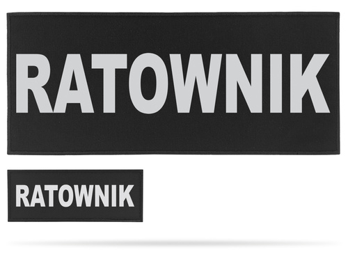 RATOWNIK zestaw naszywek odblaskowych