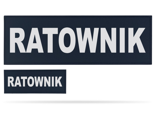 RATOWNIK zestaw naszywek odblaskowych