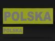 POLSKA zestaw naszywek odblaskowych