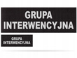 GRUPA INTERWENCYJNA zestaw emblematów odblaskowych