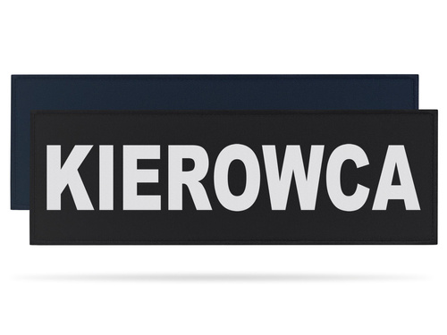 KIEROWCA naszywka odblaskowa