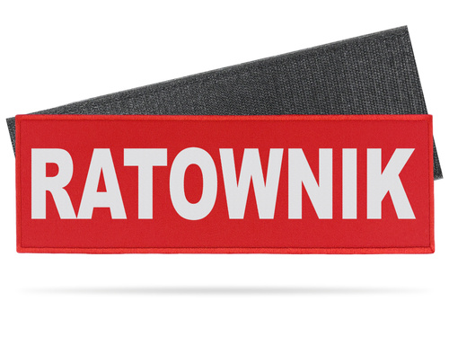 RATOWNIK naszywka odblaskowa