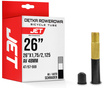  Zestaw opona rowerowa BLACK1 26x1.95 / 52-559 z dętką JET zawór AV
