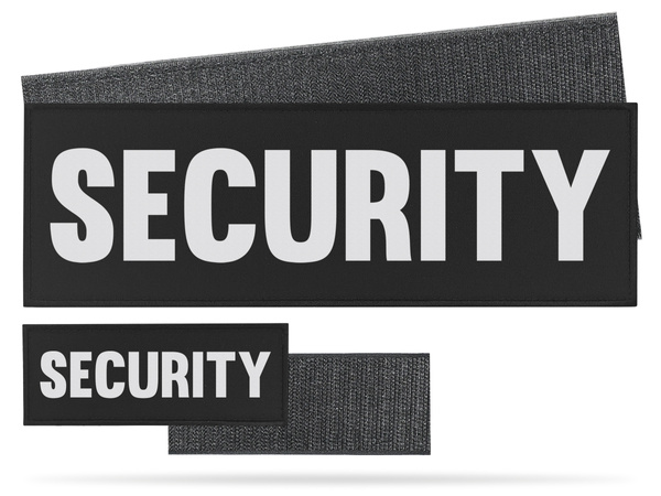 SECURITY zestaw naszywek odblaskowych