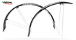 Komplet błotników rowerowych - ORION 28" / 41 mm OR-type - czarne