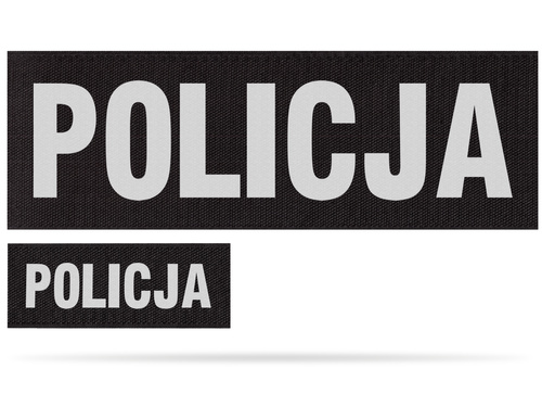 POLICJA zestaw emblematów odblaskowych