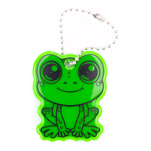 Zawieszka odblaskowa na łańcuszku - ŻABKA