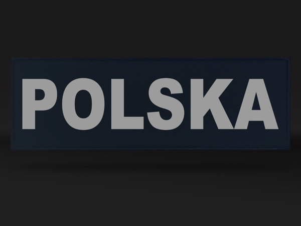 POLSKA naszywka odblaskowa 