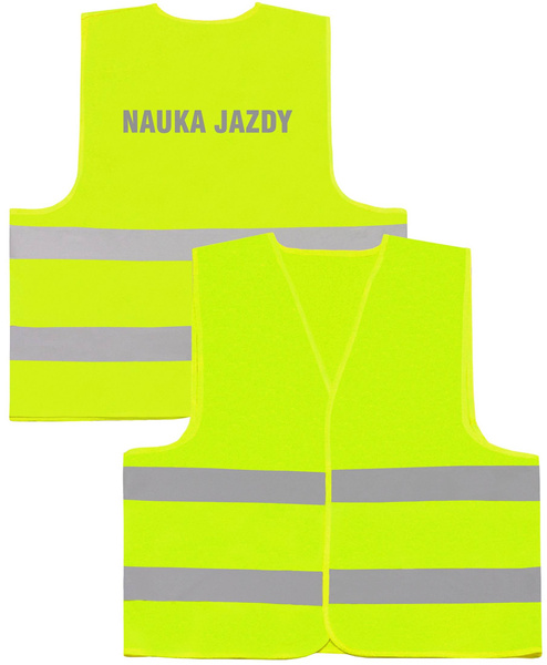 NAUKA JAZDY kamizelka odblaskowa