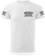 Biała męska koszulka T-shirt z własnym nadrukiem 