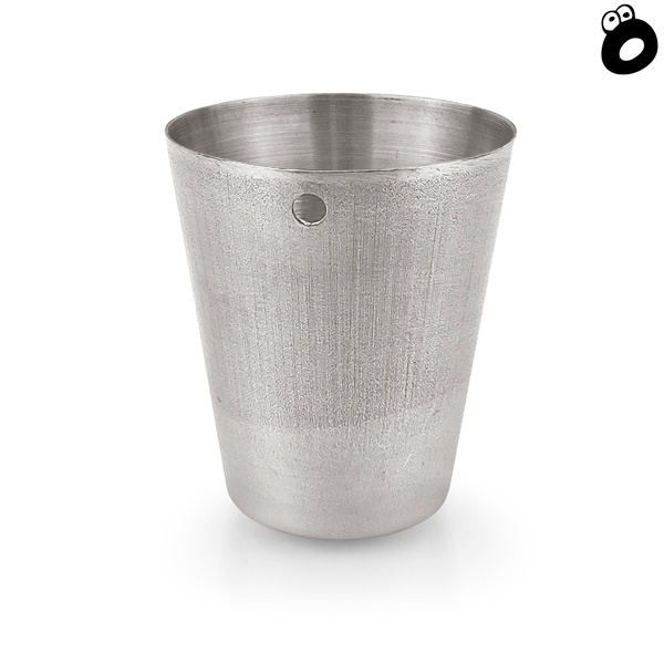 Zestaw imprezowy smycz odblaskowa CZARNA z kieliszkiem metalowym