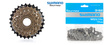 Zestaw Shimano Tourney - wolnobieg MF-TZ500 - 6 rz. 14-28 + łańcuch Shimano HG40 