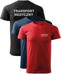 TRANSPORT MEDYCZNY koszulka z nadrukiem