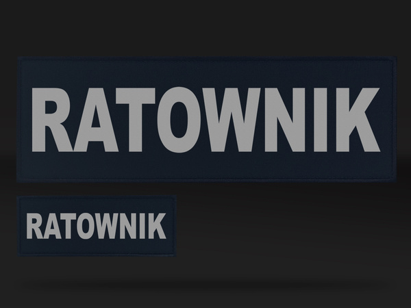 RATOWNIK zestaw emblematów odblaskowych