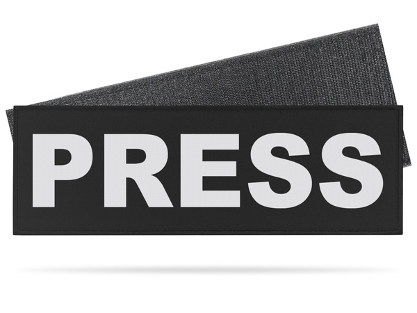 PRESS naszywka odblaskowa