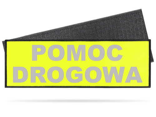 POMOC DROGOWA naszywka odblaskowa