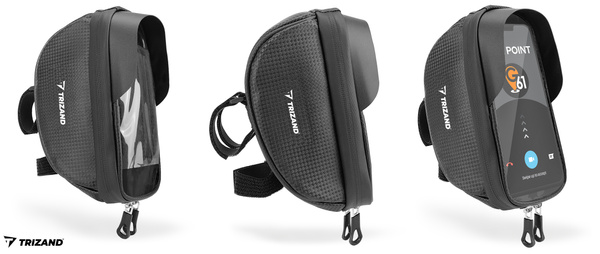 Sakwa rowerowa z etui na telefon - 6,5 cala
