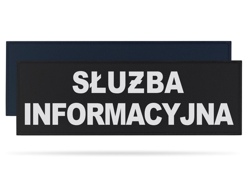 SŁUŻBA INFORMACYJNA naszywka odblaskowa