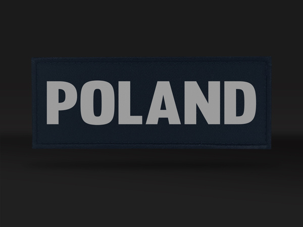 POLAND naszywka odblaskowa 