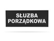 SŁUŻBA PORZĄDKOWA naszywka odblaskowa