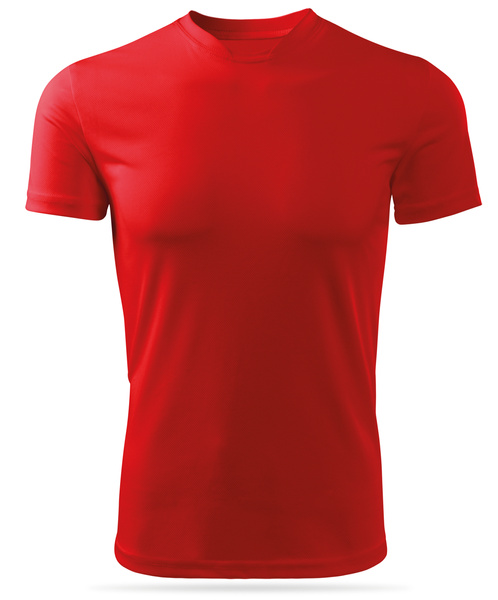 Termoaktywna koszulka szybkoschnąca męska - kolor czerwony