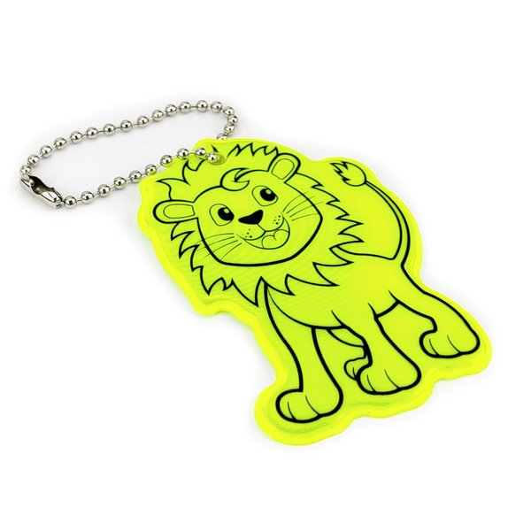 Zawieszka odblaskowa na łańcuszku - LEW