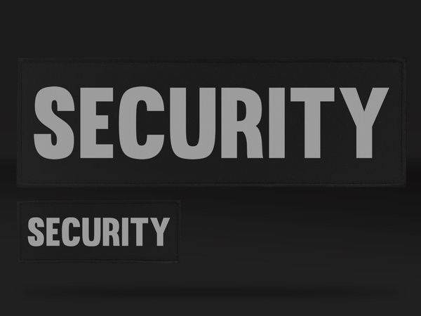 SECURITY zestaw naszywek odblaskowych
