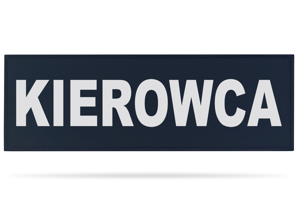 KIEROWCA naszywka odblaskowa 