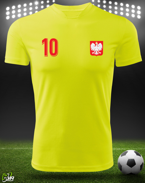 Sportowa koszulka termoaktywna T-shirt z TWOIM NAPISEM I NUMEREM