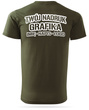 Koszulka T-shirt z własnym nadrukiem - zieleń wojskowa